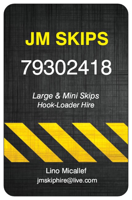 JM Skips logo